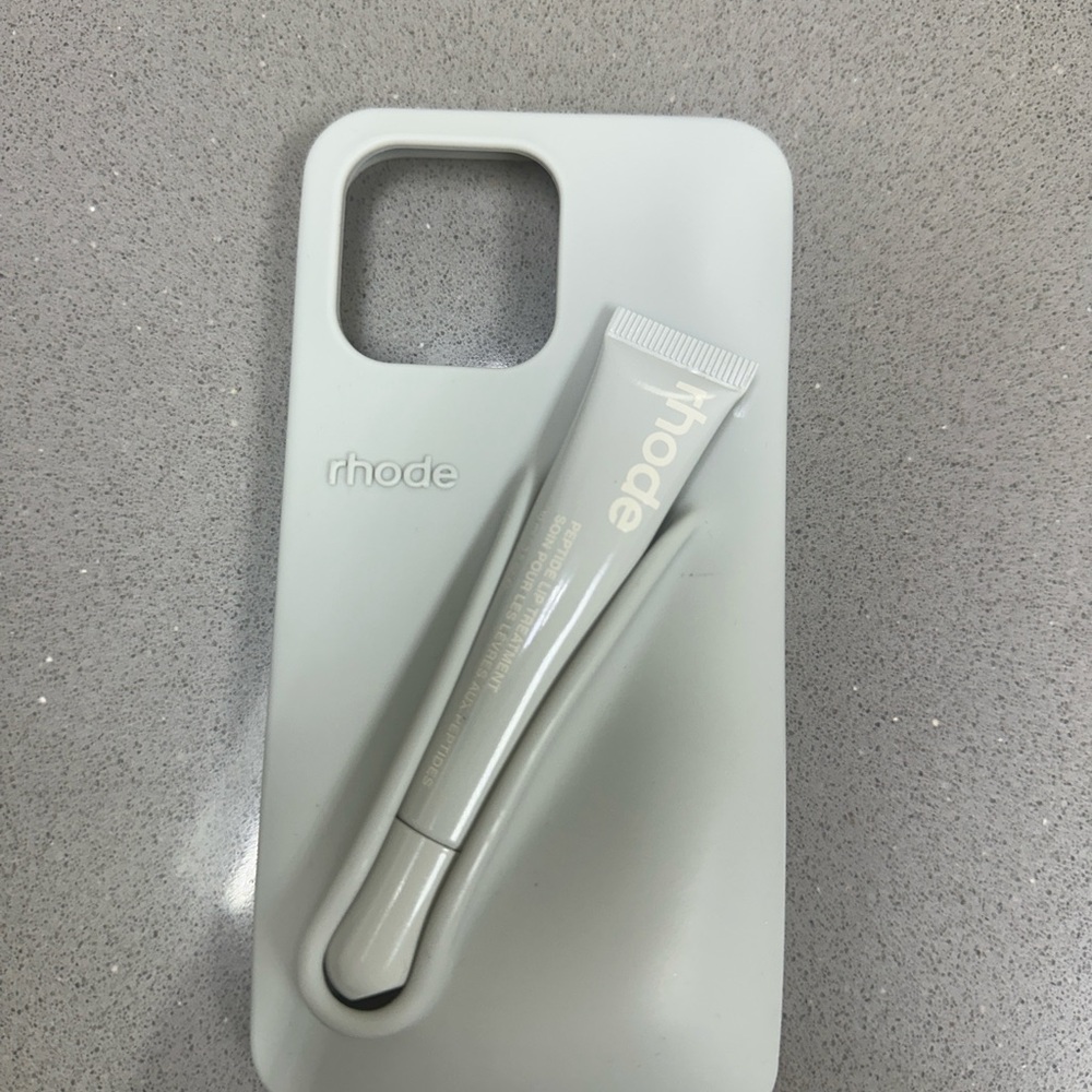 RHODE Cream Phone Case with Balm Holder